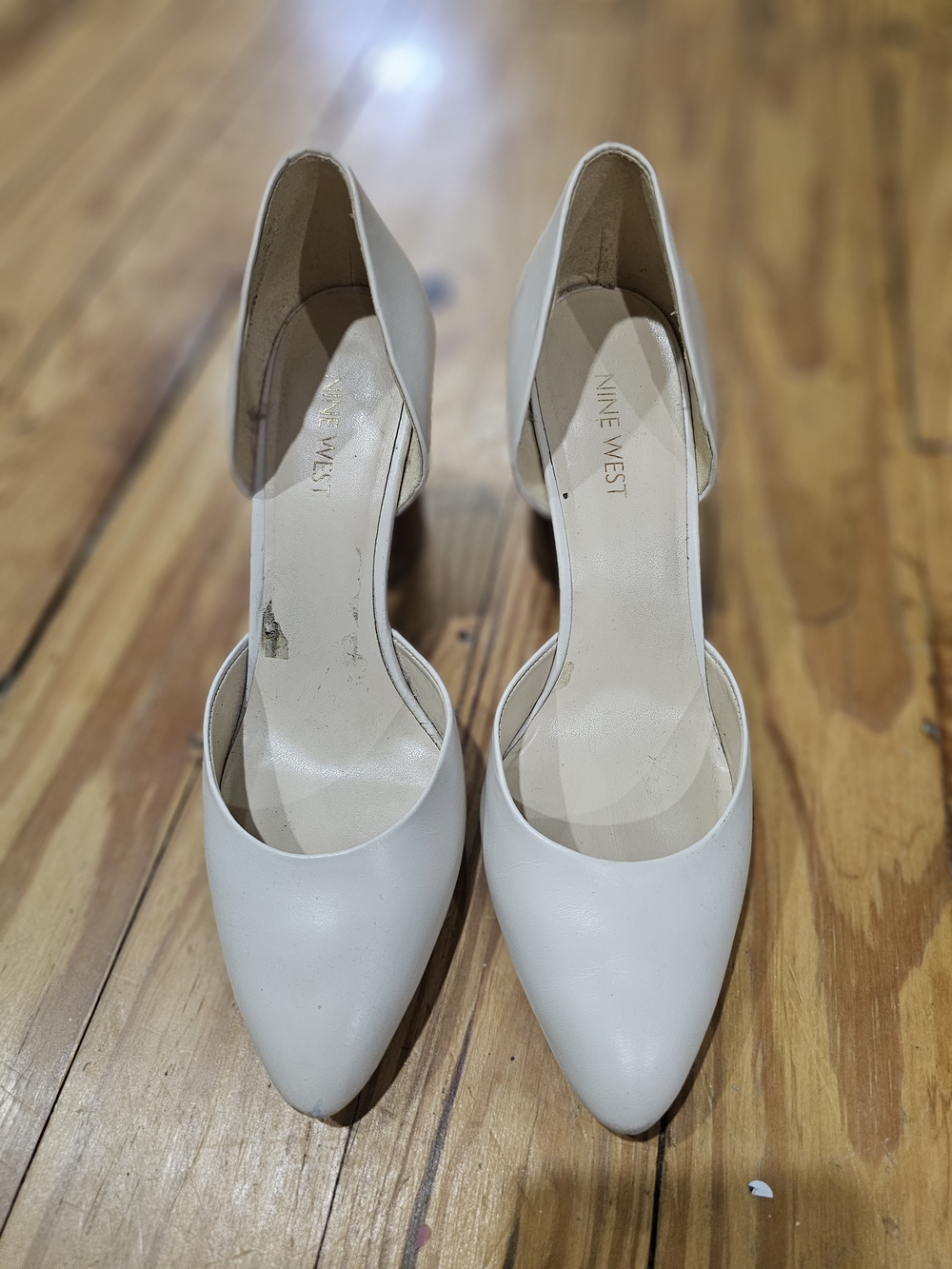 Nine West Ivory Pointed D'Orsay Pumps